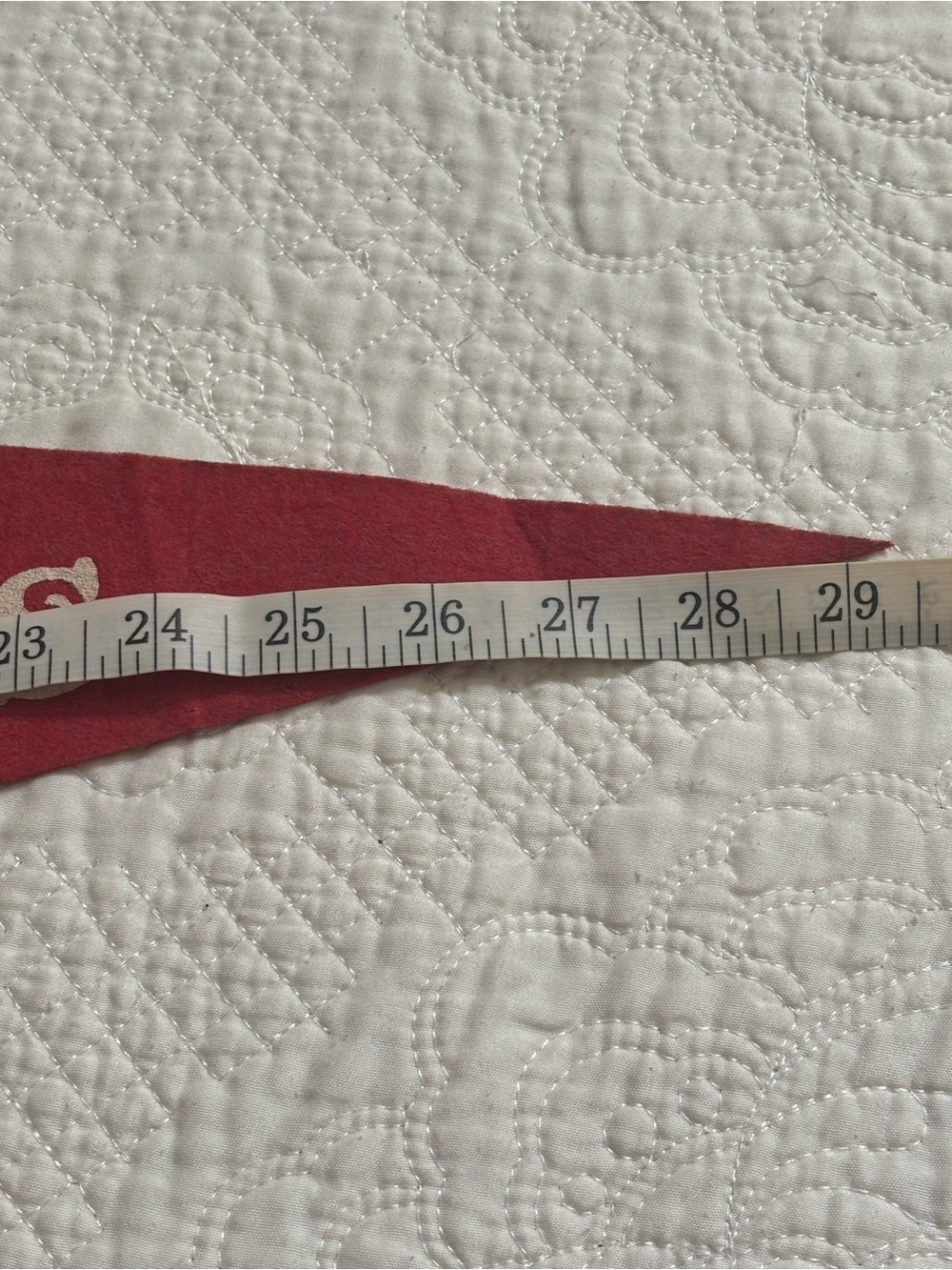 Vintage Washington Senators baseball souvenir red felt pennant capital graphics - Picture 9 of 11